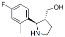 3-Pyrrolidinemethanol,2-(4-fluoro-2-methylphenyl)-,(2R,3R)-(9CI) CAS#: 815631-70-0