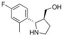 3-Pyrrolidinemethanol,2-(4-fluoro-2-methylphenyl)-,(2S,3S)-(9CI) CAS#: 815631-71-1