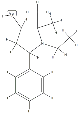 3-Pyrrolidinol,1-ethyl-2,2-dimethyl-5-phenyl-(8CI) CAS#: 802845-66-5