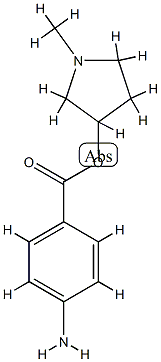 3-Pyrrolidinol,1-methyl-,p-aminobenzoate(ester)(8CI) CAS#: 802324-32-9