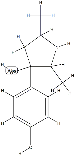 3-Pyrrolidinol,3-(4-hydroxyphenyl)-2,5-dimethyl-(9CI) CAS#: 804427-76-7