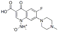 3-Quinolinecarboxylic acid, 6-fluoro-1,4-dihydro-1-(methylamino)-7-(4- methyl-1-piperazinyl)-4-oxo-, N-oxide CAS#: 88569-53-3