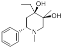 (3-alpha,4-alpha,6-beta)-1,3-Dimethyl-4-ethyl-6-phenyl-3,4-piperidined iol CAS#: 85866-53-1
