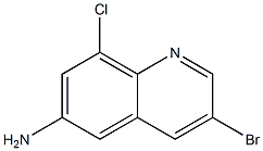 3-broMo-8-chloroquinolin-6-aMine CAS#: 808755-82-0