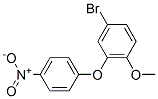 3-bromo-6-methoxy-1-(4-nitrophenoxy)benzene CAS#: 84304-18-7