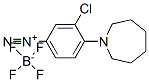 3-chloro-4-hexahydro-1H-azepin-1-yl-benzenediazonium tetrafluoroborate CAS#: 84604-31-9