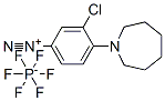 3-chloro-4-(hexahydro-1H-azepin-1-yl)benzenediazonium hexafluorophosphate CAS#: 84604-32-0