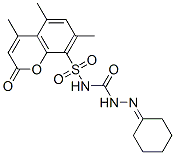 3-(cyclohexylideneamino)-1-(4,5,7-trimethyl-2-oxo-chromen-8-yl)sulfony l-urea CAS#: 85302-48-3