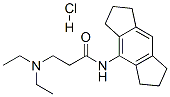3-diethylamino-N-(1,2,3,5,6,7-hexahydro-s-indacen-4-yl)propanamide hyd rochloride CAS#: 85564-94-9