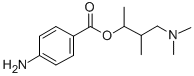 3-(dimethylamino)-1,2-dimethylpropyl p-aminobenzoate CAS#: 891-33-8