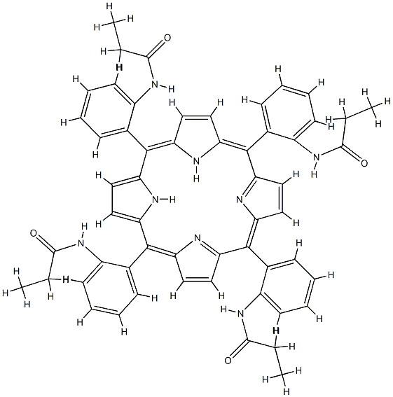 3,1-meso-tetrakis(2-propionamidophenyl)porphyrin CAS#: 86727-60-8