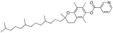 3,4-dihydro-2,5,7,8-tetramethyl-2-(4,8,12-trimethyltridecyl)-2H-1-benzopyran-6-yl nicotinate CAS#: 86362-36-9