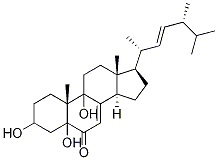 3,5,9-Trihydroxyergosta-7,22-dien-6-one CAS#: 88191-14-4