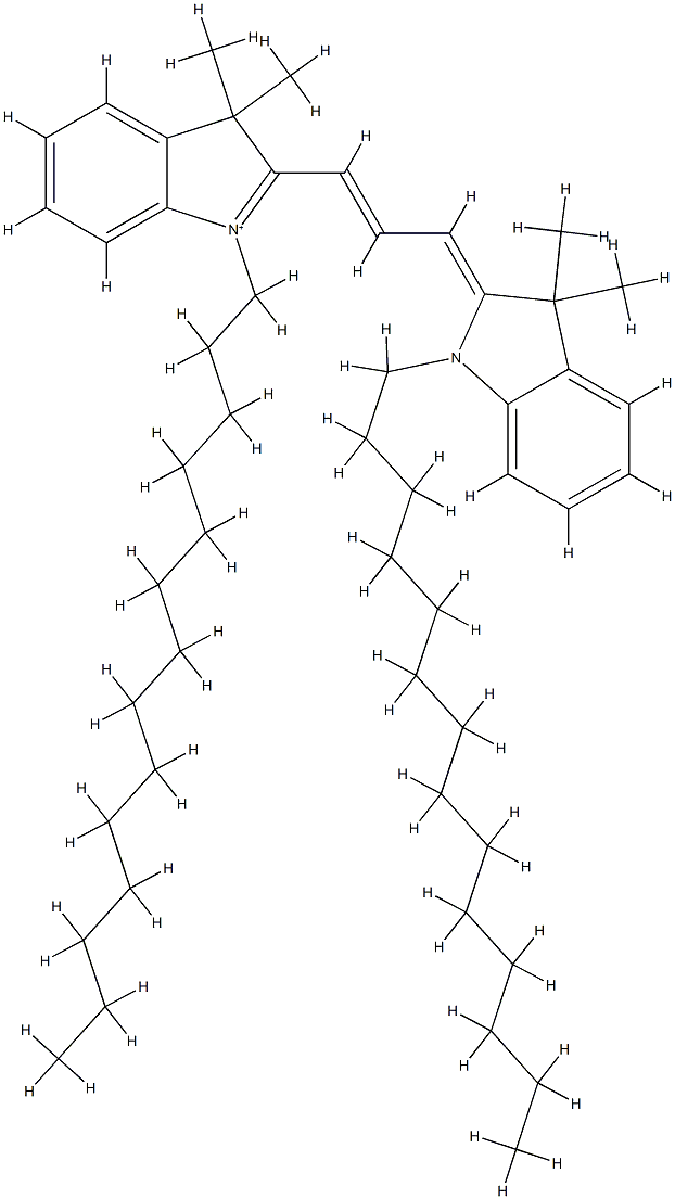 3H-Indolium, 2-(3-(1,3-dihydro-3,3-dimethyl-1-tetradecyl-2H-indol-2-yl idene)-1-propenyl)-3,3-dimethyl-1-tetradecyl- CAS#: 84109-09-1