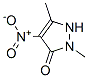 3H-Pyrazol-3-one, 1,2-dihydro-2,5-dimethyl-4-nitro- CAS#: 81649-68-5