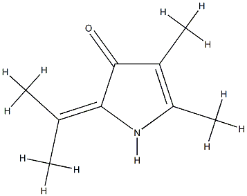 3H-Pyrrol-3-one,1,2-dihydro-4,5-dimethyl-2-(1-methylethylidene)-(9CI) CAS#: 83123-18-6
