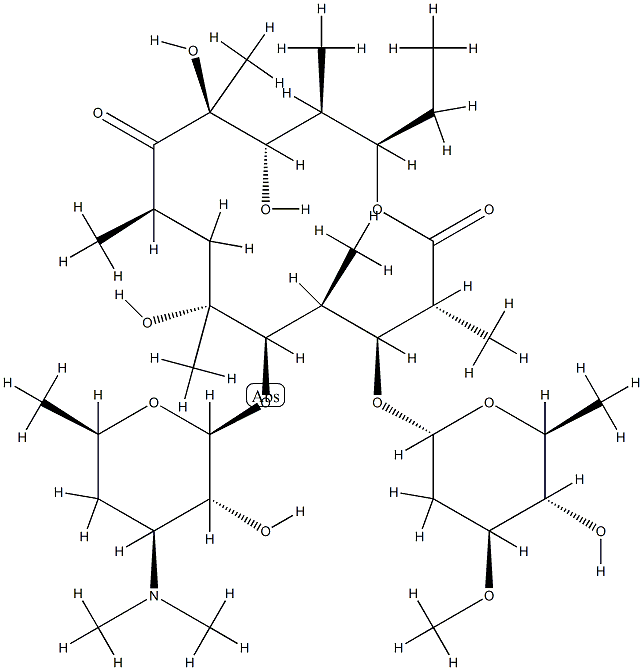 (3'S)-3'-Demethyl-12-deoxy-10-hydroxyerythromycin CAS#: 82664-26-4