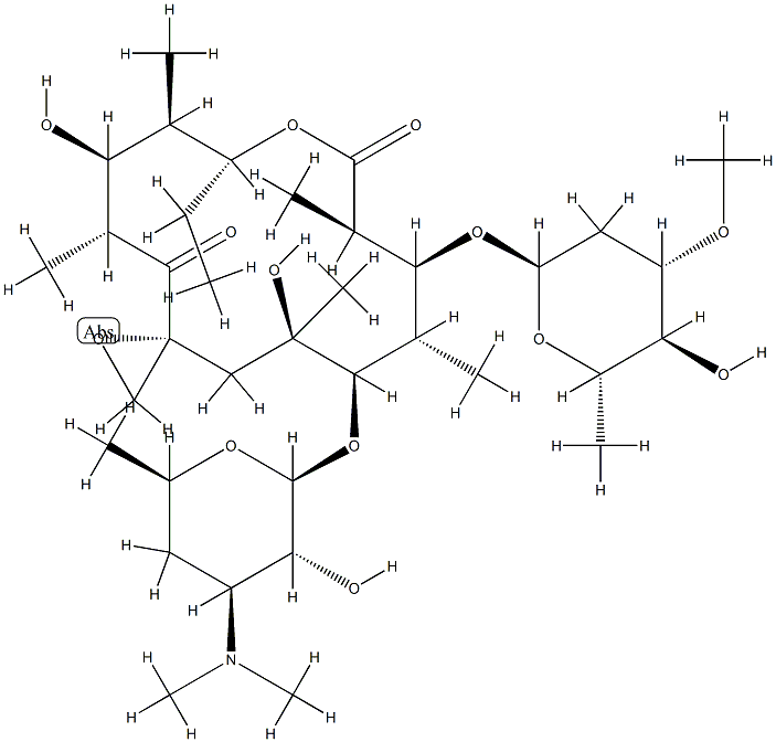(3'S)-3'-Demethyl-8,19-epoxy-12-deoxyerythromycin CAS#: 82664-27-5