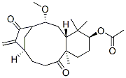 (3S,4aR,6R,10R,13aR)-3-(Acetyloxy)-1,2,3,4,4a,5,6,9,10,11,12,13a-dodecahydro-6-methoxy-4,4,13a-trimethyl-9-methylene-10,7-metheno-7H-benzocycloundecene-8,13-dione CAS#: 83159-26-6