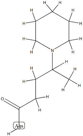 4-(1-piperidinyl)pentanoic acid(SALTDATA: HCl) CAS#: 805181-60-6