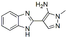 4-(1H-BENZIMIDAZOL-2-YL)-1-METHYL-1H-PYRAZOL-5-AMINE CAS#: 88105-09-3