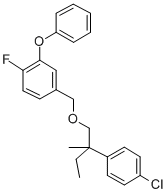 4-((2-(4-Chlorophenyl)-2-methylbutoxy)methyl)-1-fluoro-2-phenoxybenzen e CAS#: 83493-06-5