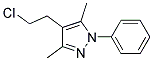 4-(2-CHLORO-ETHYL)-3,5-DIMETHYL-1-PHENYL-1H-PYRAZOLE CAS#: 83467-39-4