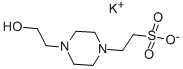 4-(2-HYDROXYETHYL)PIPERAZINE-1-ETHANESULFONIC ACID POTASSIUM SALT CAS#: 82207-62-3