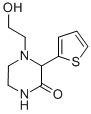 4-(2-Hydroxyethyl)-3-(2-thienyl)piperazinone CAS#: 85607-42-7