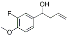 4-(3-FLUORO-4-METHOXYPHENYL)-1-BUTEN-4-OL CAS#: 842123-81-3