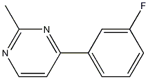 4-(3-fluorophenyl)-2-methylpyrimidine CAS#: 85979-50-6