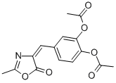 4-(3,4-DIACETOXYBENZAL)-2-METHYL-5-OXAZOLONE CAS#: 87950-39-8