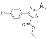 4-(4-BROMOPHENYL)-2-(DIMETHYLAMINO)-5-THIAZOLECARBOXYLIC ACID ETHYL ESTER CAS#: 87944-10-3