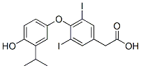 4-(4-hydroxy-3-isopropylphenoxy)-3,5-diiodophenylacetic acid CAS#: 85828-81-5