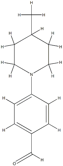4-(4-methylpiperidin-1-yl)benzaldehyde CAS#: 85872-85-1