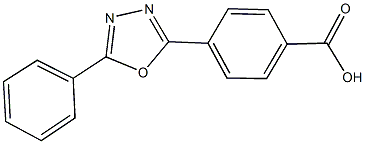 4-(5-PHENYL-1,3,4-OXADIAZOL-2-YL)BENZOIC ACID CAS#: 85292-45-1