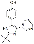 4-(5-pyridin-3-yl-2-tert-butyl-3H-imidazol-4-yl)phenol CAS#: 84782-21-8