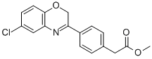 4-(6-Chloro-2H-1,4-benzoxazin-3-yl)benzeneacetic acid methyl ester CAS#: 86818-32-8