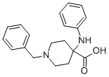 4-Anilino-1-benzyl-4-piperidinecarboxylic acid CAS#: 85098-64-2