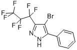 4-BROMO-3-(HEPTAFLUOROPROP-1-YL)-5-(PHENYL)PYRAZOLE CAS#: 82633-52-1