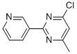 4-CHLORO-2-(3-PYRIDYL)-6-METHYL PYRIMIDINE CAS#: 83551-42-2