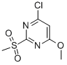 4-CHLORO-2-METHANESULFONYL-6-METHOXY-PYRIMIDINE CAS#: 89466-55-7