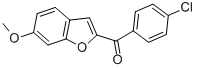 (4-CHLORO-PHENYL)-(6-METHOXY-BENZOFURAN-2-YL)-METHANONE CAS#: 82158-47-2