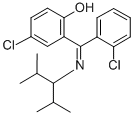 4-Chloro-2-((2-chlorophenyl)((2-methyl-1-(1-methylethyl)propyl)imino)m ethyl)phenol CAS#: 80018-13-9