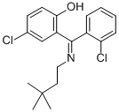 4-Chloro-2-((2-chlorophenyl)((3,3-dimethylbutyl)imino)methyl)phenol CAS#: 80018-30-0