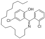 4-Chloro-2-((2-chlorophenyl)(hexadecylimino)methyl)phenol CAS#: 80018-22-0