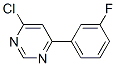 4-Chloro-6-(3-fluoro-phenyl)-pyrimidine CAS#: 85979-60-8