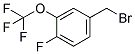 4-FLUORO-3-(TRIFLUOROMETHOXY)BENZYL BROMIDE CAS#: 86256-50-0