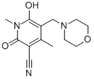 4-HYDROXY-2,5-DIMETHYL-3-(MORPHOLINOMETHYL)-6-OXO-1,3-CYCLOHEXADIENE-1-CARBONITRILE CAS#: 85843-03-4