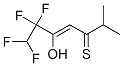 4-Heptene-3-thione,6,6,7,7-tetrafluoro-5-hydroxy-2-methyl- CAS#: 88552-01-6